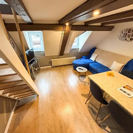 L'harmonie Des Combles - Proche Gare - Petite France - Commerces A Proximite Lejlighed *